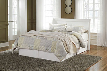 Queen Sleigh Headboard Anarasia White