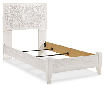 Twin Panel Footboard w/Rails Paxberry Whitewash
