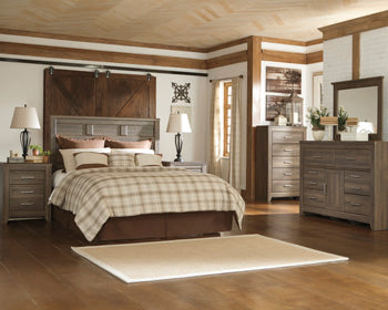 Queen Panel Headboard Juararo Dark Brown
