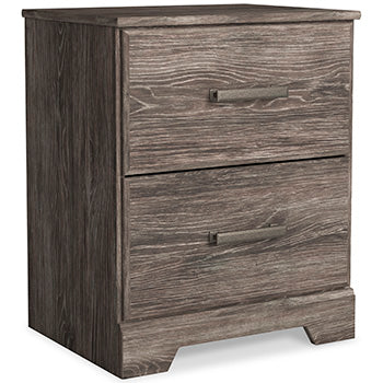 Two Drawer Night Stand Ralinksi Gray