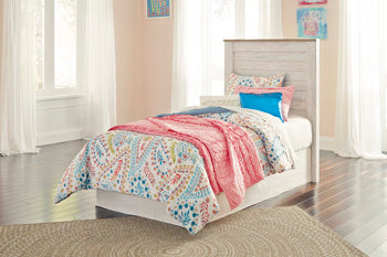 Twin Panel Headboard Willowton Whitewash