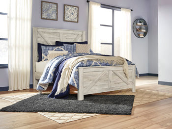 Queen Crossbuck Panel FTBD Bellaby Whitewash