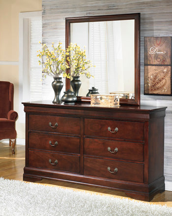 Bedroom Mirror Alisdair Reddish Brown