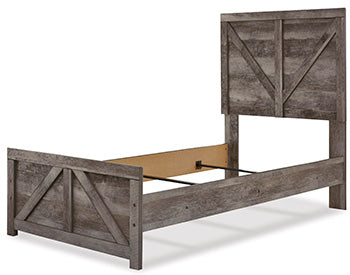 Twin Crossbuck Panel HDBD/FTBD Wynnlow Gray
