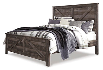 Queen Crossbuck Panel HDBD Wynnlow Gray