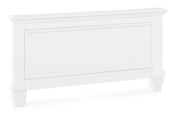 Twin Panel Footboard Fortman White