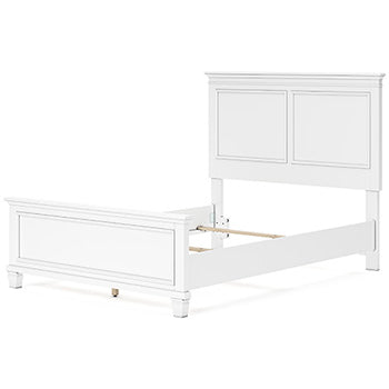 Full Panel Footboard Fortman White