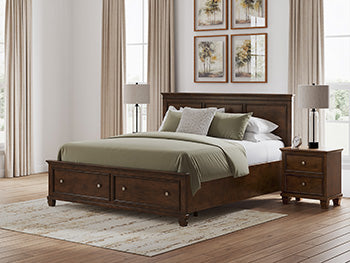 California King Rails Danabrin Brown – Timlin's Furniture & Mattress