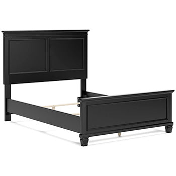 Full Panel Footboard Lanolee Black