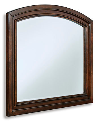 Bedroom Mirror Porter Rustic Brown