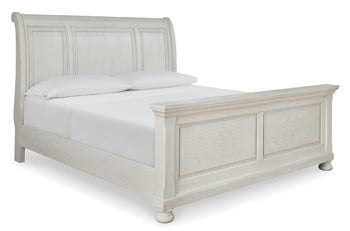 King Panel Rails Robbinsdale Antique White