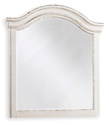 Youth Mirror Realyn Chipped White