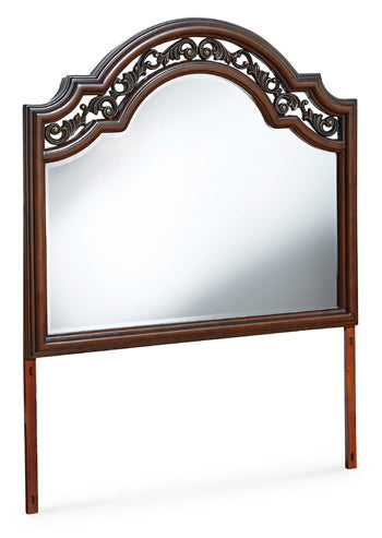Bedroom Mirror Lavinton Brown