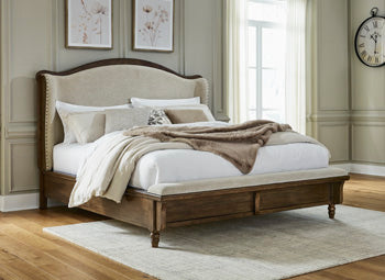 Queen UPH Bench FTBD/Slats Sturlayne Brown
