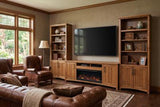Craftsman  86" TV Console Fireplace