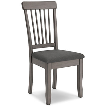 Dining UPH Side Chair (2/CN) Shullden Gray