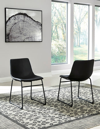 Dining UPH Side Chair (2/CN) Centiar Black