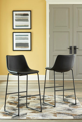 Tall UPH Barstool (2/CN) Centiar Black