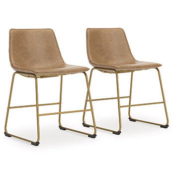 Dining UPH Side Chair (2/CN) Ciabori Toast/Gold