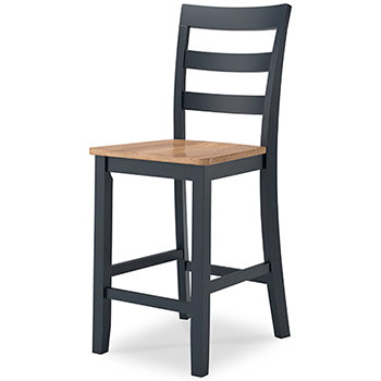 Barstool (2/CN) Gesthaven Natural/Blue