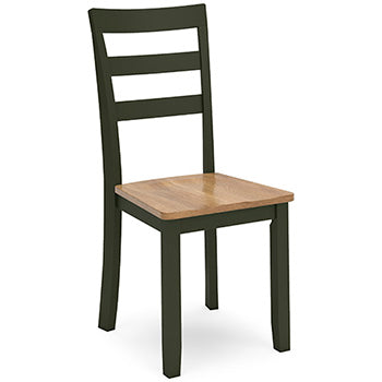 Dining Room Side Chair (2/CN) Gesthaven Natural/Green