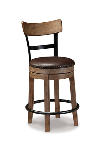 UPH Swivel Barstool (1/CN) Pinnadel Light Brown