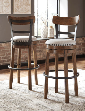 Tall UPH Swivel Barstool(1/CN) Valebeck Brown