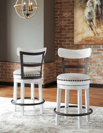 UPH Swivel Barstool (1/CN) Valebeck White