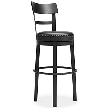Tall UPH Swivel Barstool(1/CN) Valebeck Black