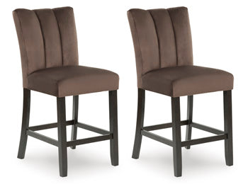 Upholstered Barstool (2/CN) Jeshina Mocha