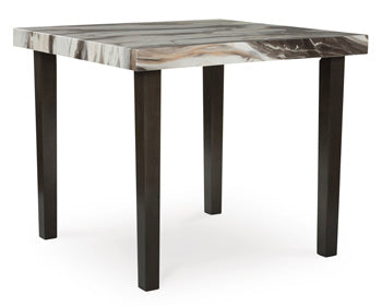 Square DRM Counter Table Jeshina Dark Brown/Beige
