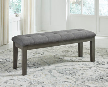 Large UPH Dining Room Bench Hallanden Two-tone Gray