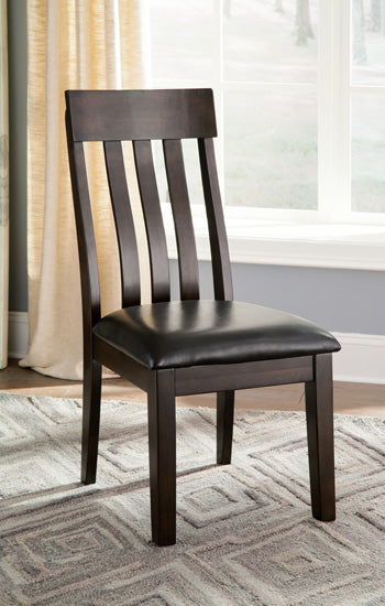Dining UPH Side Chair (2/CN) Haddigan Dark Brown