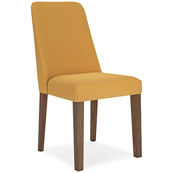 Dining UPH Side Chair (2/CN) Lyncott Mustard/Brown