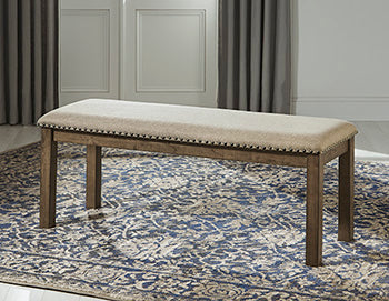 Upholstered Bench Moriville Beige