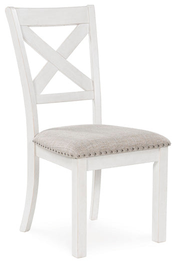 Dining UPH Side Chair (2/CN) Robbinsdale Antique White