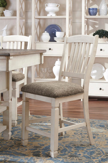 Upholstered Barstool (2/CN) Bolanburg Two-tone