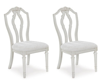 Dining UPH Side Chair (2/CN) Montelaine Antique White