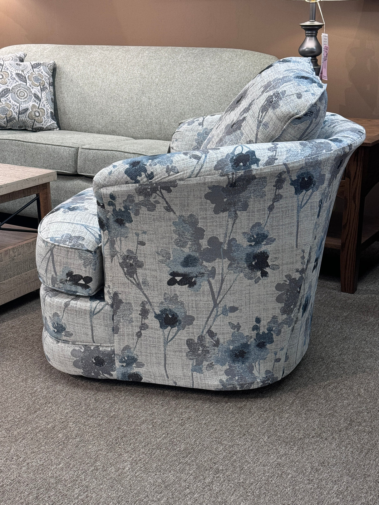 7403 Swivel Barrel Chair