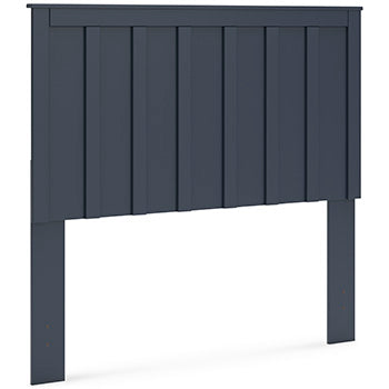 Full Panel Headboard Simmenfort Navy Blue