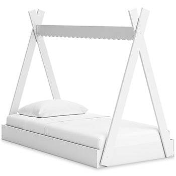 Twin Tent Complete Bed in Box Hallityn White