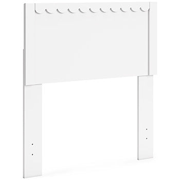 Twin Panel Headboard Hallityn White
