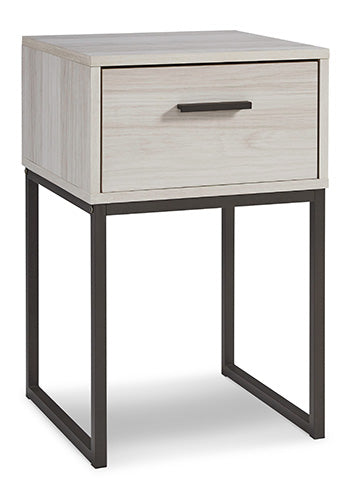 One Drawer Night Stand Socalle Light Natural