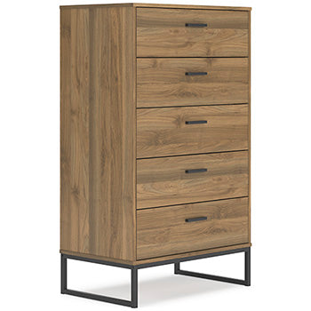 Five Drawer Chest Deanlow Honey