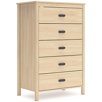 Five Drawer Chest Cabinella Tan