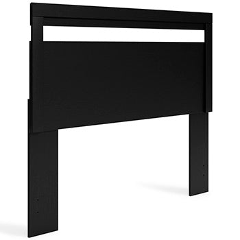 Queen Panel Headboard Finch Black