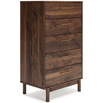 Five Drawer Chest Calverson Mocha