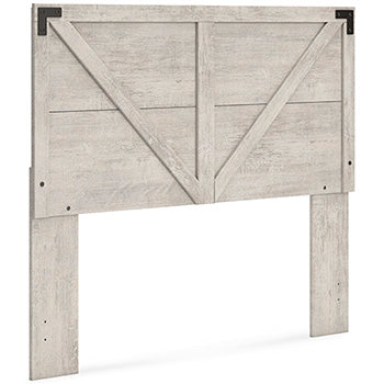 Queen Crossbuck Panel HDBD Shawburn Gray