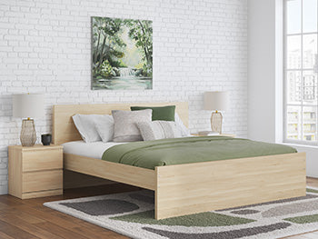 King Platform Bed Panels Onita Natural