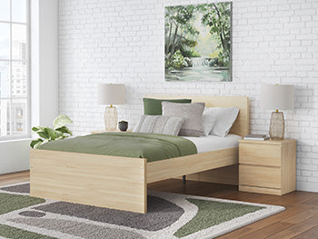 Full Platform Bed Panels Onita Natural